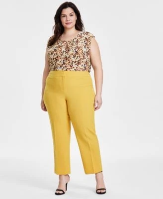 Kasper Plus Size Straight-Leg Pants 91308745113 24W RT $89.0 #1