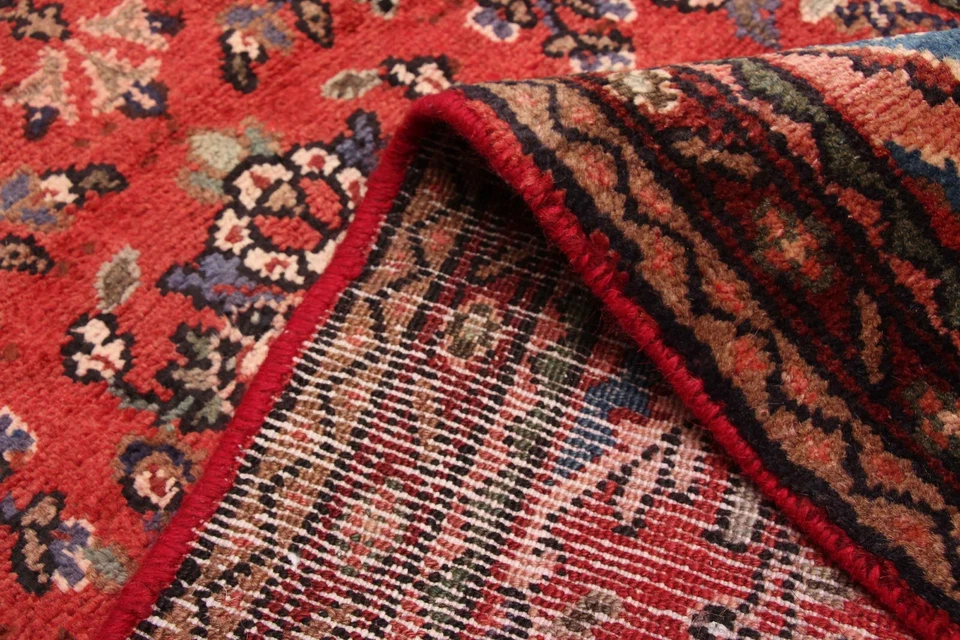 Vintage Hand-knotted Runner Rug 2'8" x 12'2" Traditional Oriental Wool Carpet - Image 4 of 4