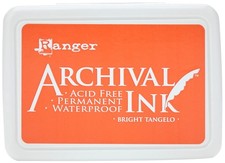 Ranger AIP52487 Archival Ink Pad 0-Bright Tangelo