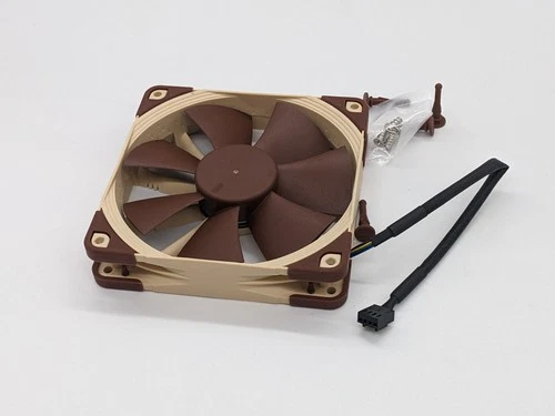 Noctua NF-F12 PWM 12V 1500 RPM focused flow case cooling fan 120mm brown single