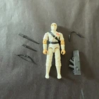 1984 GI JOE COBRA STORM SHADOW v1 FIGURE 100% COMPLETE PERFECT BOW WHITE NM/NM+