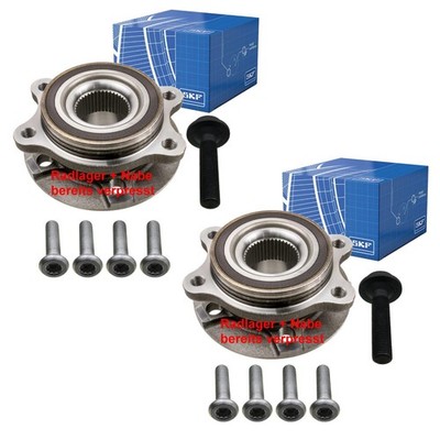 2 x SKF Radlager Nabe Radlagersatz (vormontiert) vorn für AUDI A4 8K A5 A6 4G Q5