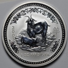 1 OZ. PROOF 2003 Australie GOAT