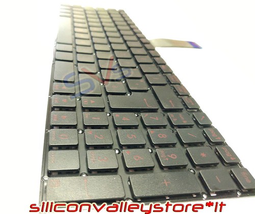 Italian Keyboard for Asus X550JK F554L F554LA R510JK K550JK E550C E550L FX50J - Picture 3 of 4