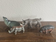 Schleich Horned Rhino Rhinoceros Figure Toy Lot