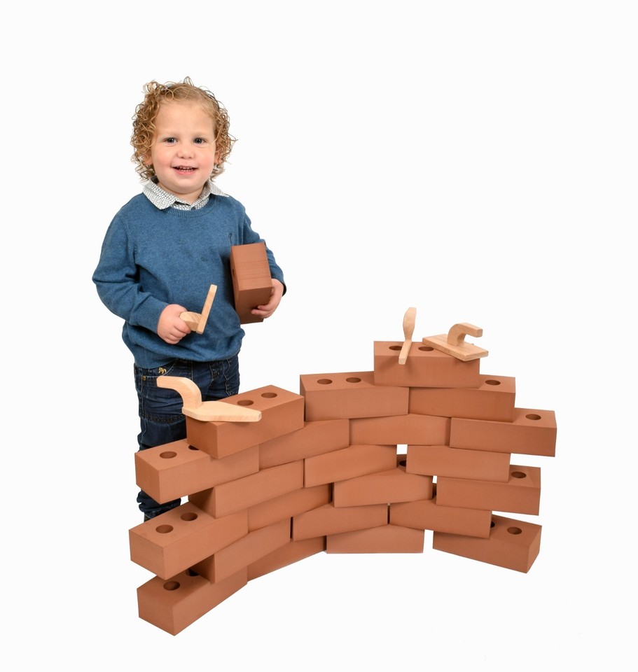 Single Foam Fake Building Brick Prop Real Size Construction Block ...