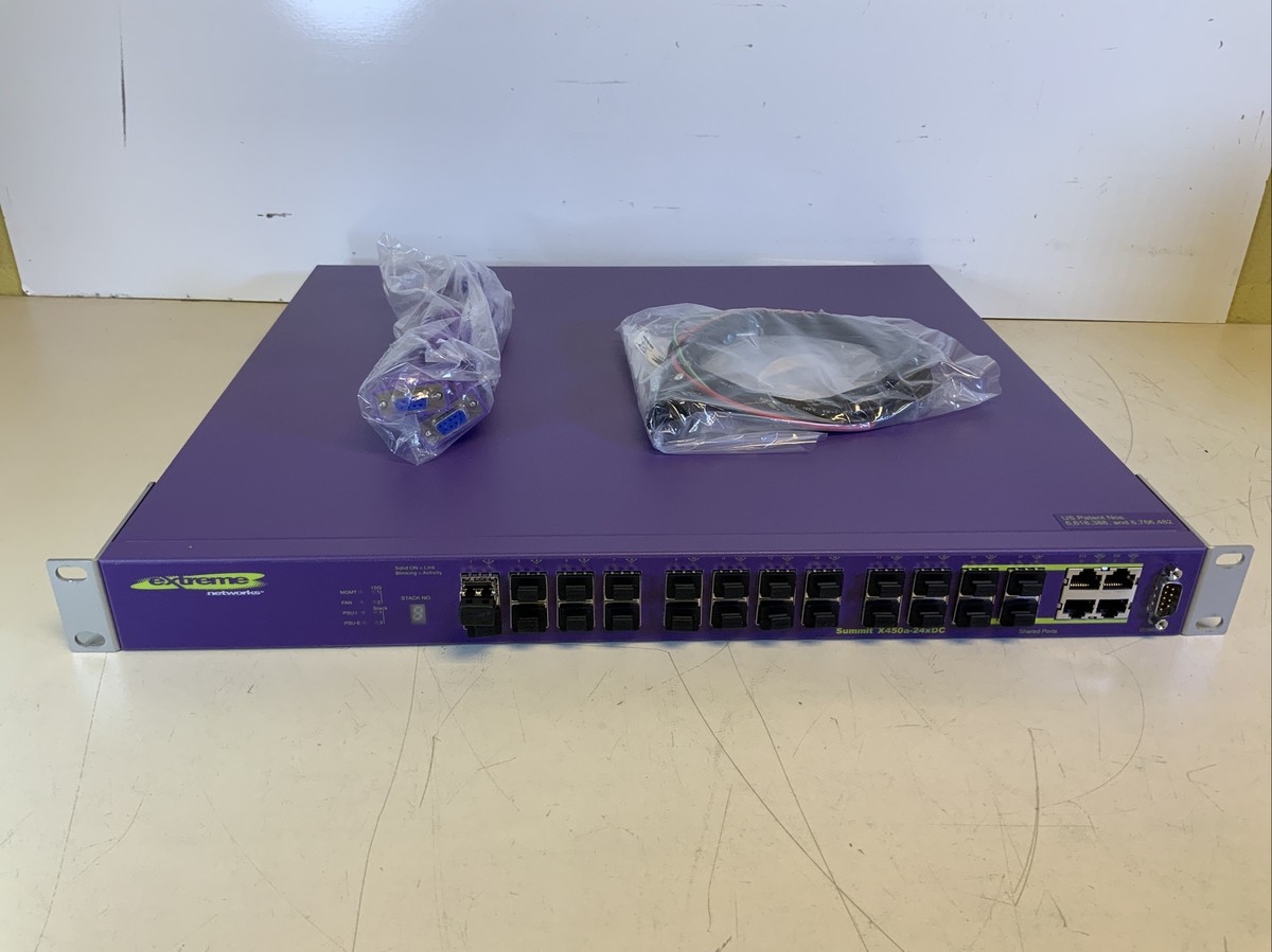 Extreme Networks 16159 Summit X450a-24xDC - AR86 | eBay