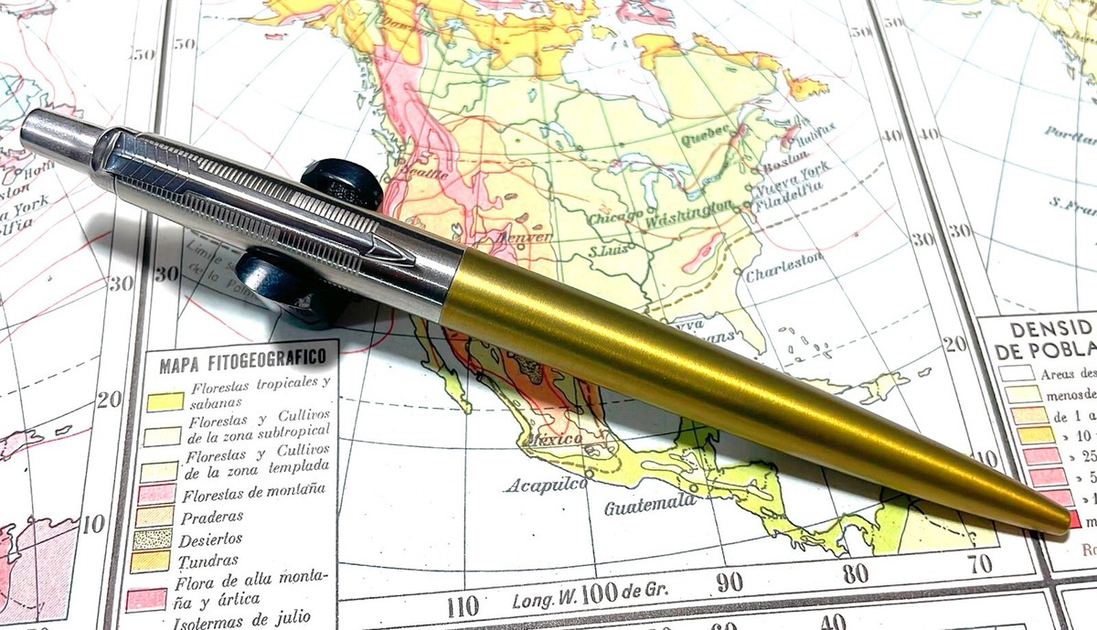Original Parker Jotter 125 Anniversary Metallic Yellow Ball Point