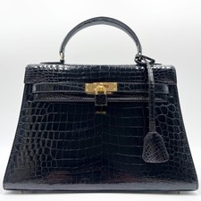 KWANPEN Handbag Satchel Purse Leather Black w...