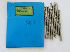 9 pcs GREENFIELD DOALL #12 HSS Bright Finish Jobber Length Drills 311332 USA