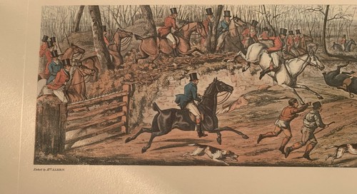 Etching "BREAKING COVER" by Henry Alken. - Picture 7 of 7