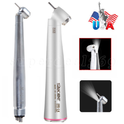 Dental 1:4.2 Increasing LED Contra Angle Handpiece /45 Degree High Speed 4H OR