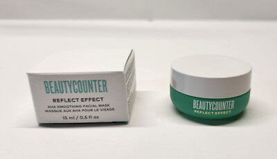 Beautycounter Reflect Effect AHA Smoothing Facial Mask - 0.5 Oz 15 mL - New