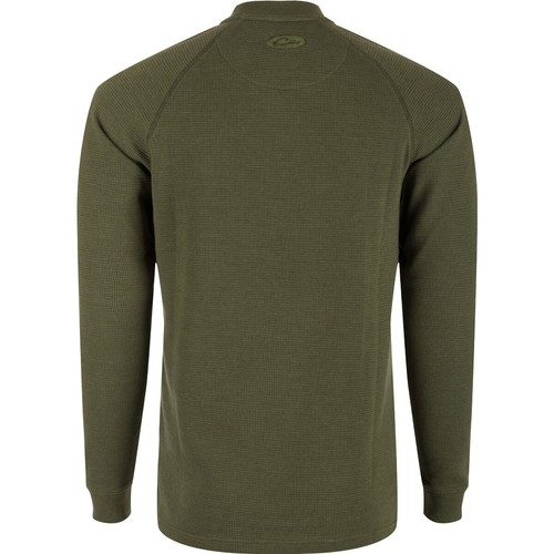 Drake Waterfowl Weston Lakes Waffle Long Sleeve Henley - Picture 8 of 10