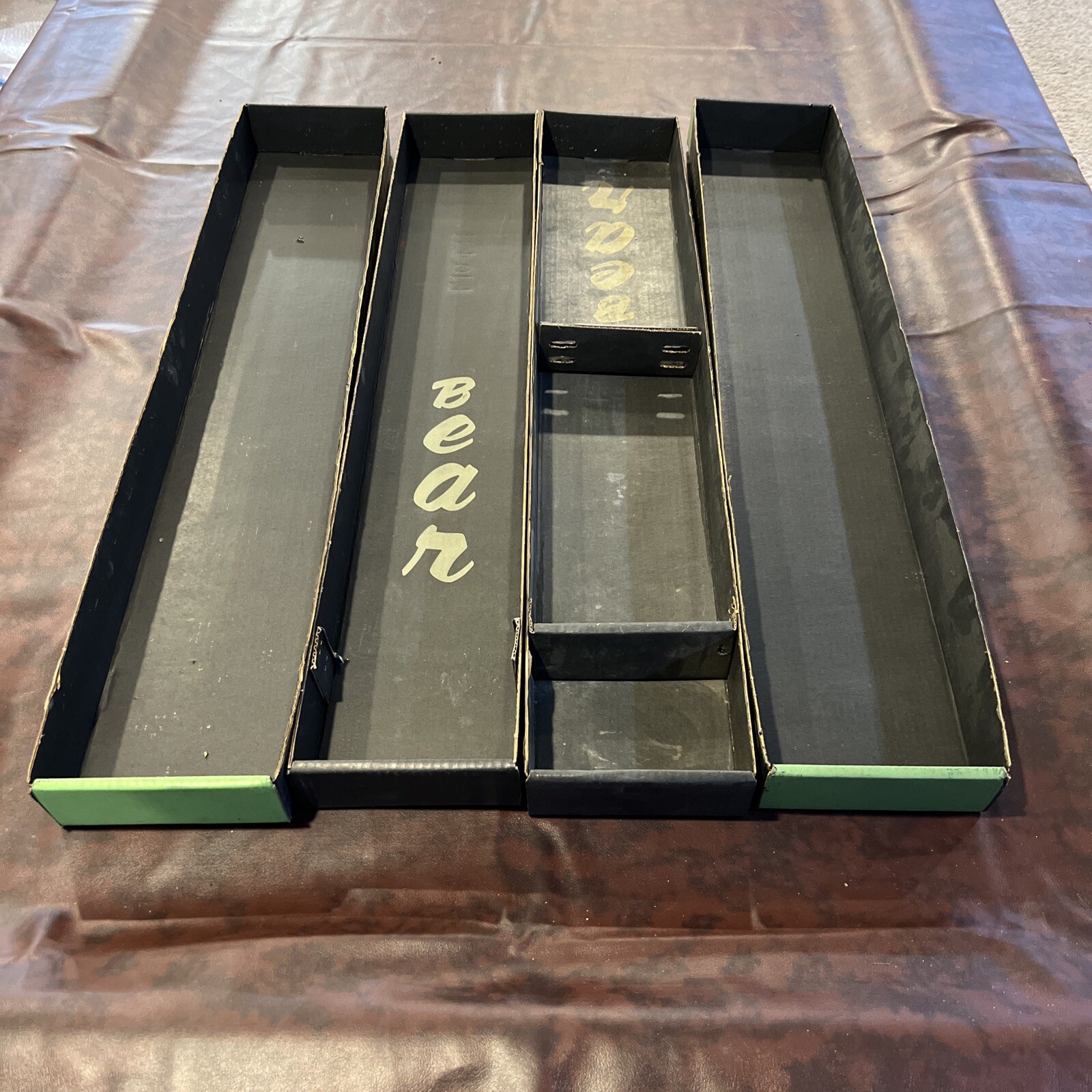 2 Vtg Fred Bear Archery BearEaston Aluminum Arrows BOXES ONLY Grayling