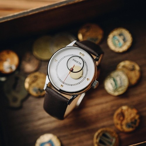 Reloj mecánico soviético para hombre muy raro vintage Raketa Copernicus años 80 - Imagen 2 de 5