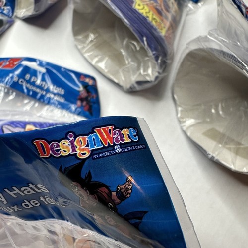 VTG DBZ dragon Ball Z Goku Birthday Party Hats 6 8ct Packages Total 36 Hats. - Picture 5 of 6