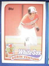 1989 Topps Chicago White Sox Baseball Card #764 Robin Ventura Rookie mvp hof RC