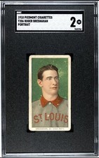 T206 Piedmont Roger Bresnahan (portrait) SGC 2 HOF SHARP