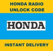 HONDA RADIO SBLOCCO PIN CODICE DECODIFICA CIVIC CRV HRV ACCORD JAZZ INSIGHT FAST