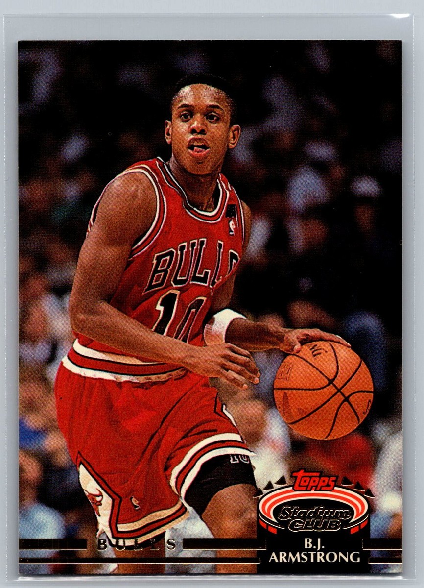 B.J. Armstrong 1992-93 Stadium Club BASKETBALL #87 Chicago Bulls