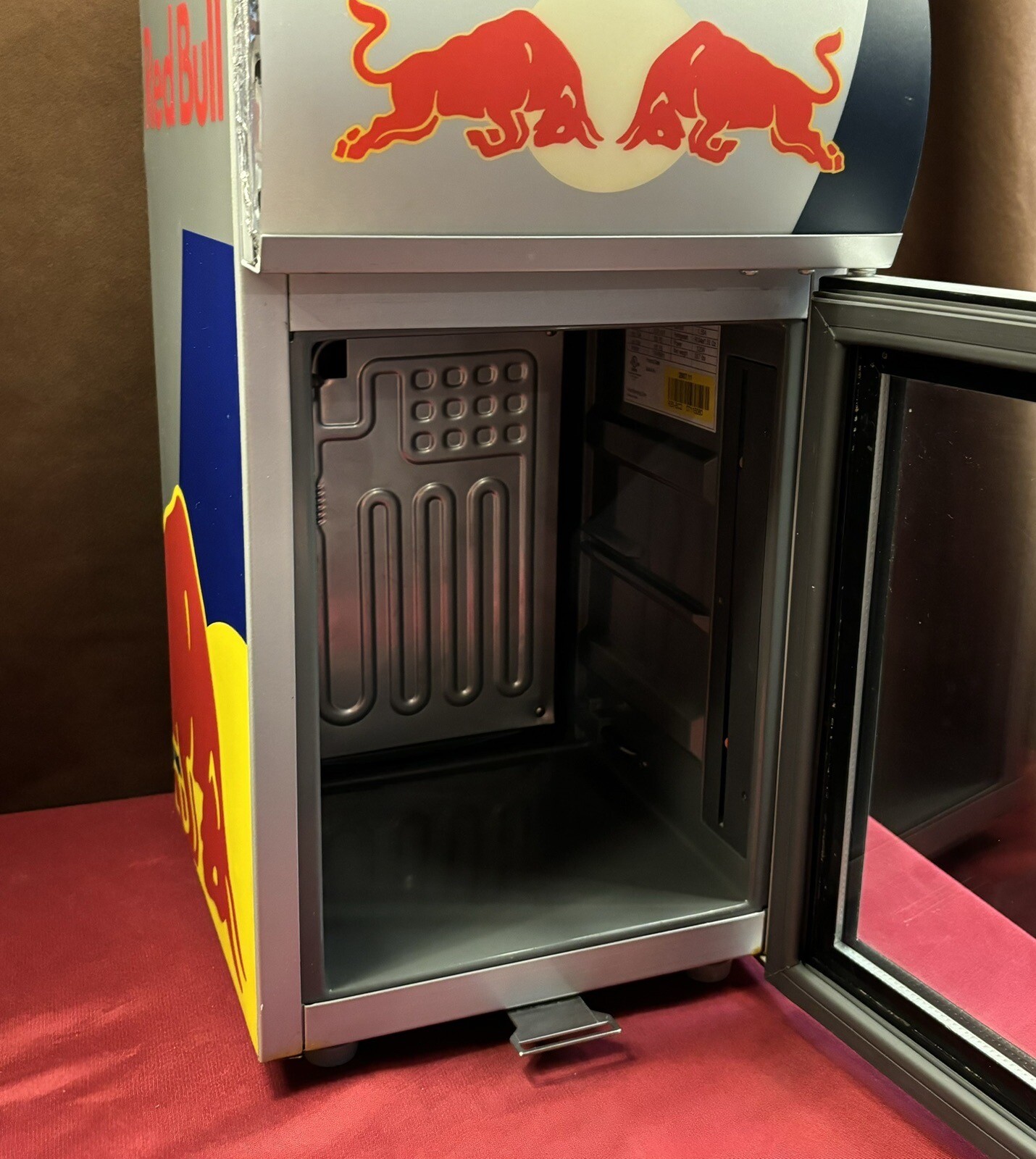 Red Bull Mini Fridge Baby Cooler RBIBC2 Counter Unit • Working • No