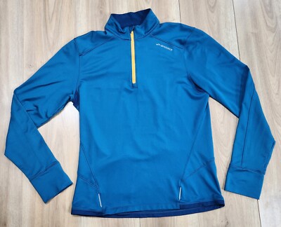 Brooks Equilibrium Technology Activewear Pullover Womens Sz Medium, Quarter Zip 