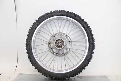 2004 04 KAWASAKI KX250F KX 250F OEM FRONT WHEEL RIM TIRE HUB SPOKES
