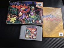 Banjo-Kazooie Nintendo 64, N64, 1998 Complete in Box CIB, Authentic