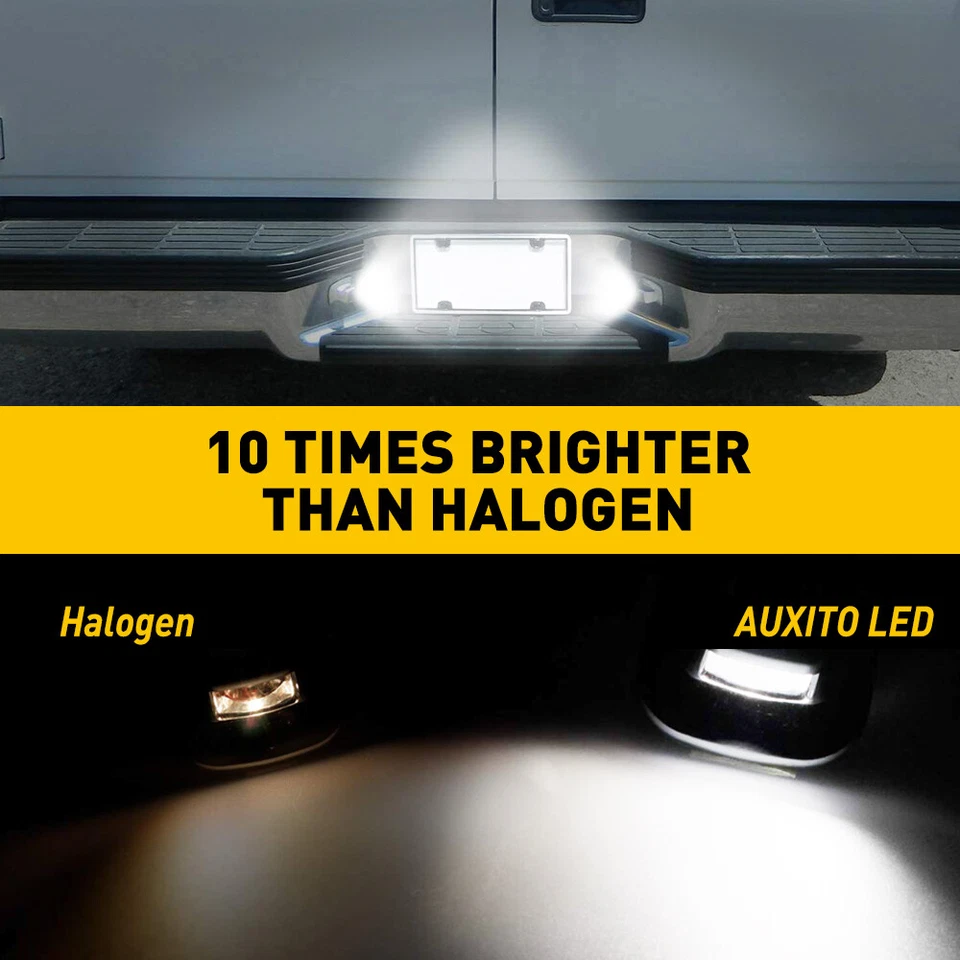 LED License Plate Light For 88-00 Chevy C/K 1500 2500 3500 BRIGHT WHITE Tag Lamp - Image 4 of 4