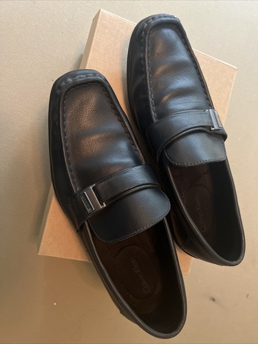 Calvin Klein Magnus Black Leather Shoes 