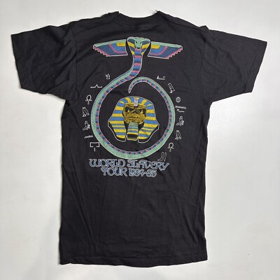 VINTAGE 1985 IRON MAIDEN WORLD SLAVERY TOUR CONCERT SHIRT SZ