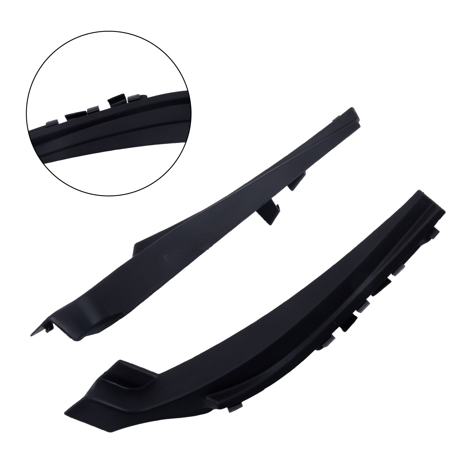 Replacement Black Cowl Extension Covers for Nissan Sentra 2013 2019 Set