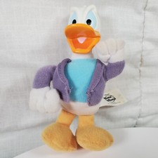 Vtg Disney House Of Mouse 5" Donald Duck Plush Vinyl Head 2001 McDonalds Toy