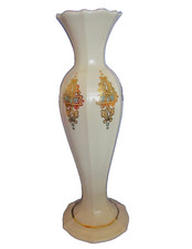 Lenox Catalan Bud Vase Made in USA 8 Inches *Retired* cream w/green gold scrolls