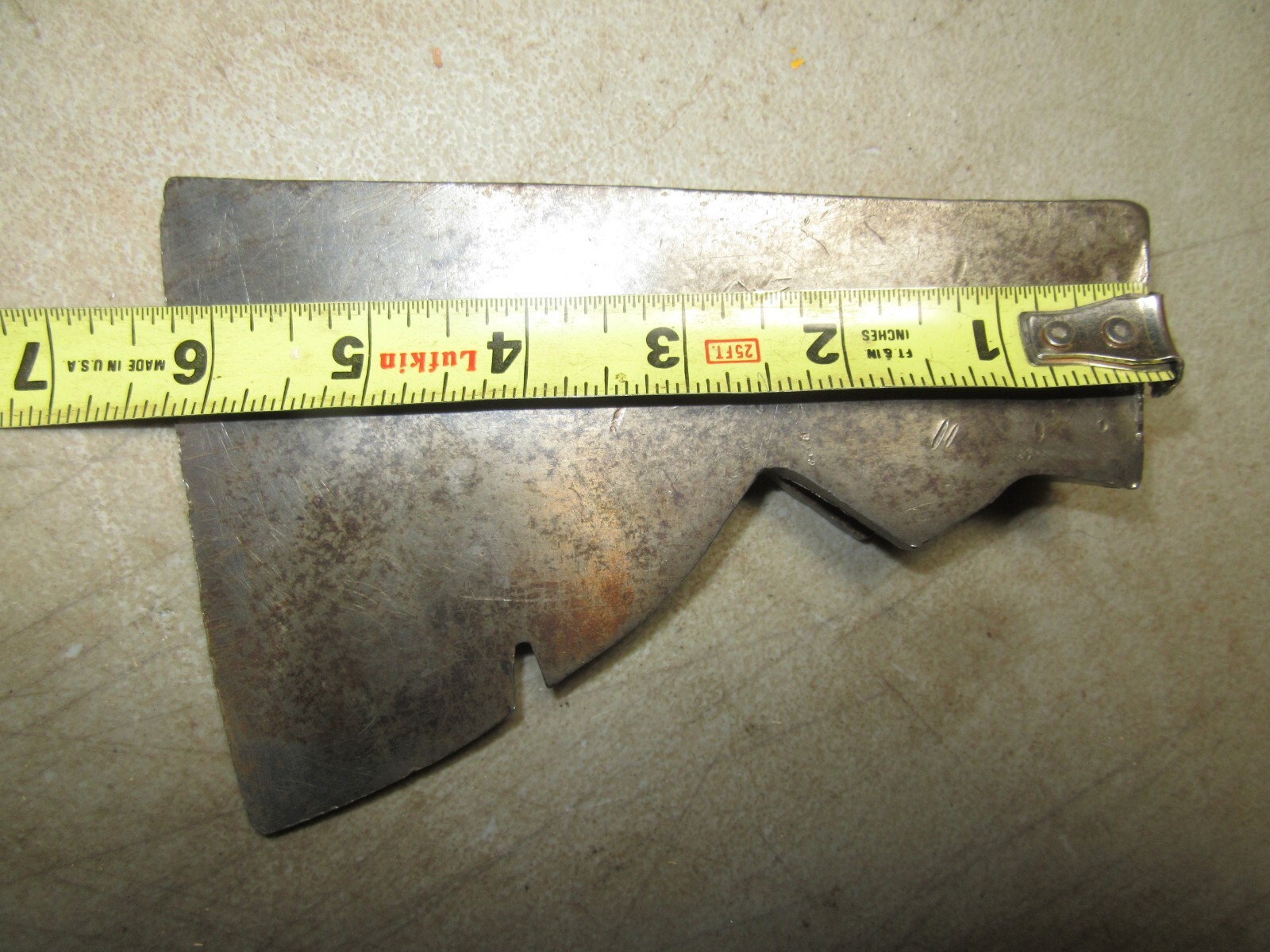 vintage Americanax Glassport PA. hewing axe hatchet Jersey Pattern