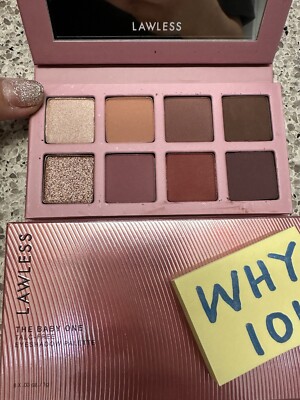 Lawless The Baby One Eyeshadow Palette 8-Shades 1g X8 FULL SZ SEALED BOX $25