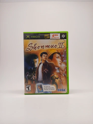 Shenmue II (Microsoft Xbox, 2002) Game + DVD (Shenmue The Movie)