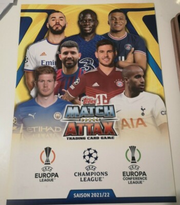 Karten Cards Match Attax Topps UEFA Champions League & Europa League 2021-2022