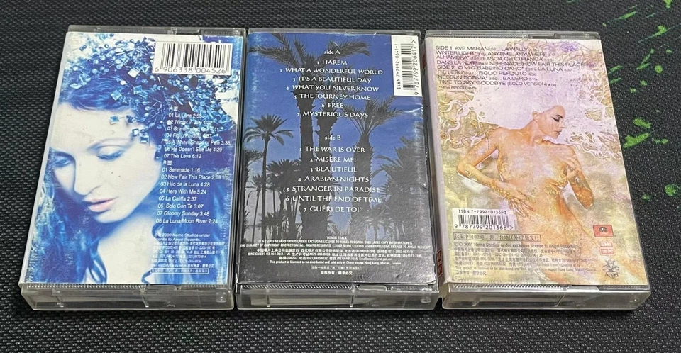 Sarah Brightman CHINA FIRST CASSETTE TAPE x 3 +insert VERY RARE Foto 2 de 4