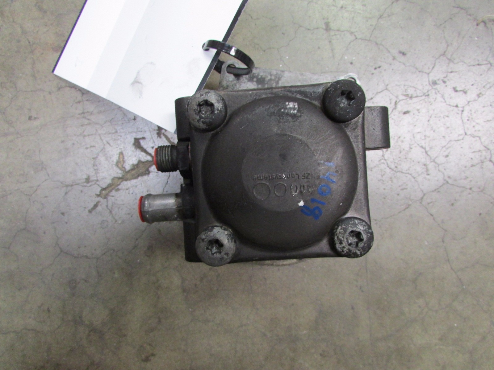 Ferrari 599, Hydraulic Power Steering Control Pump, Used, P/N 198036, Fire Dmg