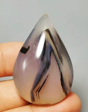 A  Natural polished Amazing Moss Eyes Agate Sphere Pandent Stone Reiki Healing