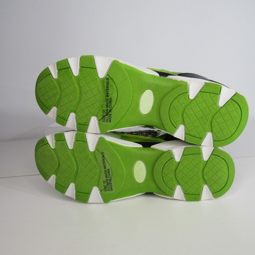 Qupid Women's Black & Neon Lime Fashion Sportie Patterned Sneaker Size 10 New - Picture 10 of 13