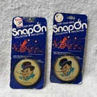 2 x Vintage The Penguin SnapOn Collector Reflector Batman Bike Reflector Lot NOS