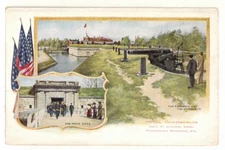 c1910 PC: Hotel Chamberlain - Geo. C. Adams, Mgr – Ramparts and Entrance to Fort