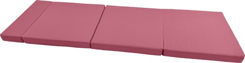 Tumbona Portátil Shikibuton, Camas de Espuma Abatible, Alfombrilla Cojín 83 x 27 x 3, Rosa - Imagen 3 de 7