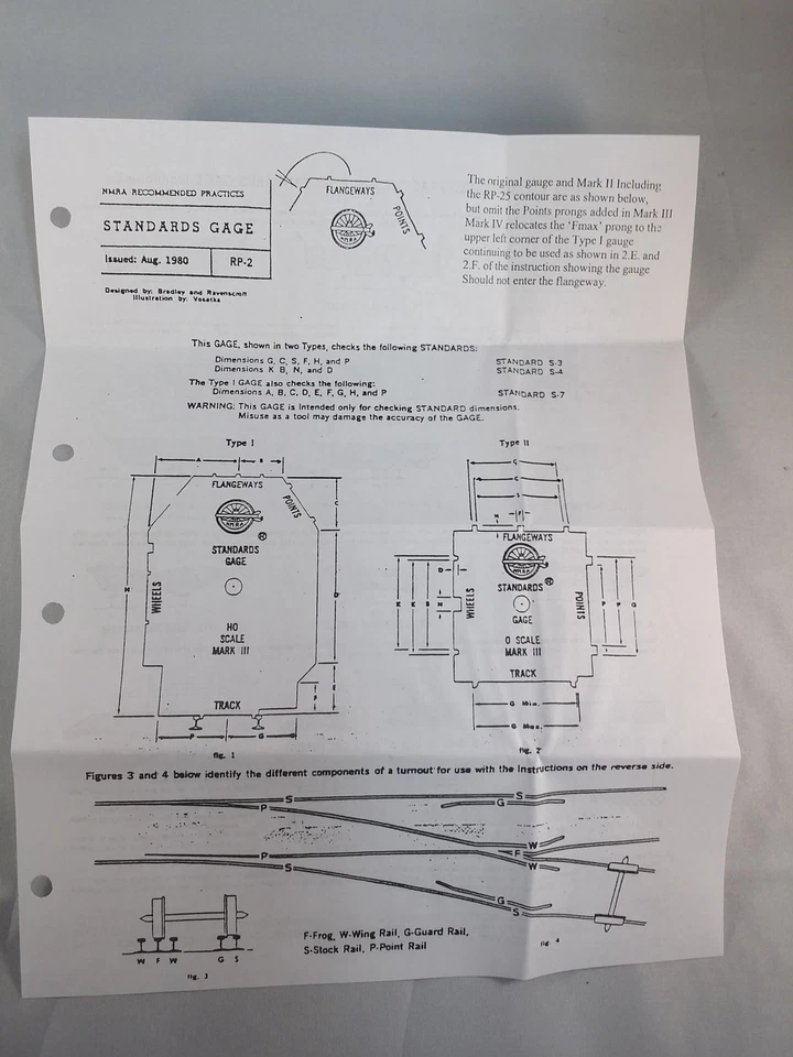 N Scale NMRA Standards Gauge - Track & Wheels - Model Trains - New - Image 2 of 3
