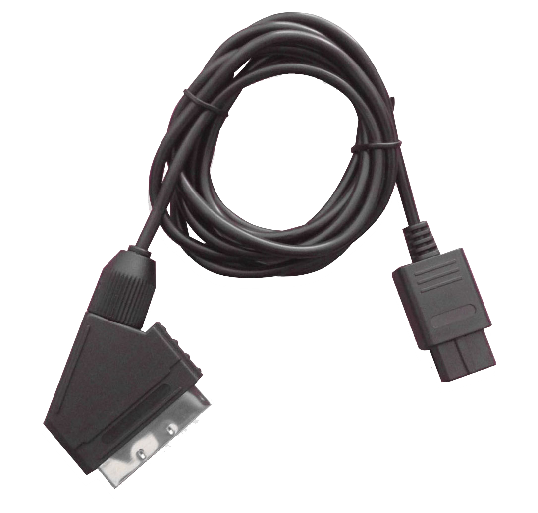 GWP Replacement RGB Scart Cable for SNES/GameCube /Nintendo 64 N64