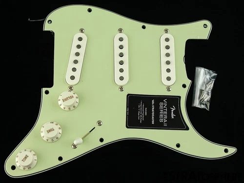 Fender Vintera II 60s Stratocaster LOADED PICKGUARD, Prewired Strat Mint Green.