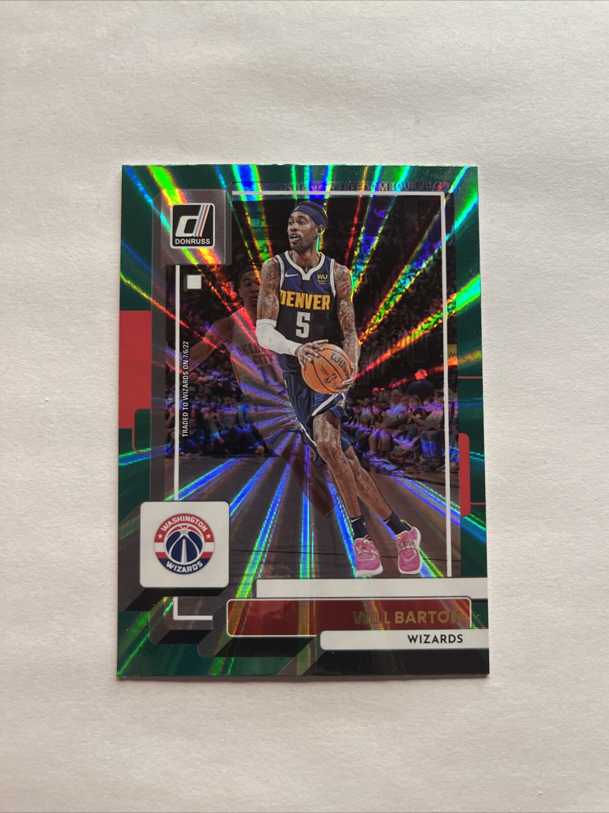 2022-23 Panini Donruss - Holo Green Laser #88 Will Barton